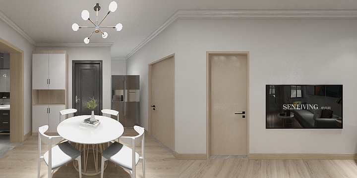 Y淼-渡江四村全景-装修设计方案