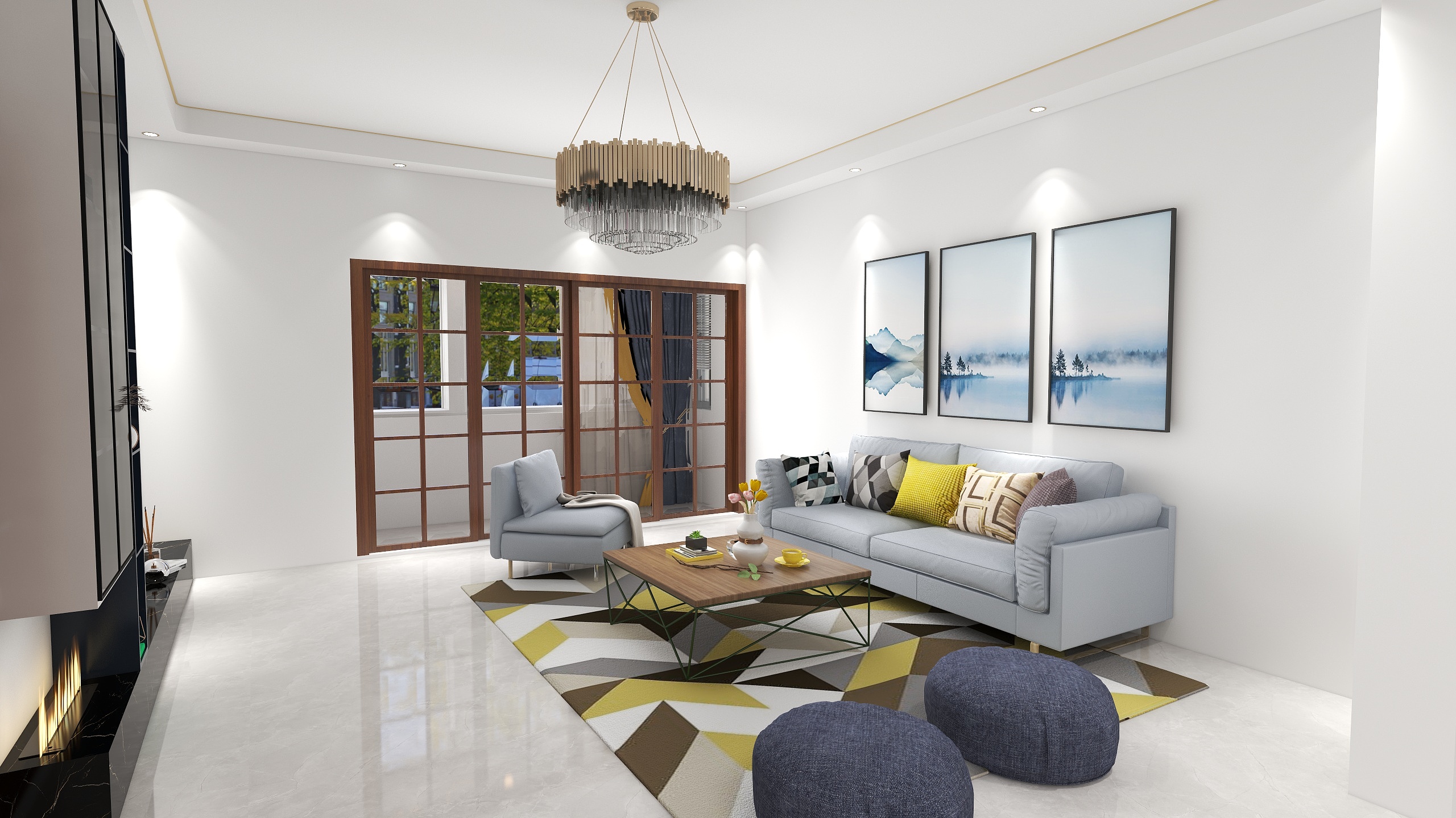 爱豆小鱼儿-万达广场装修效果图