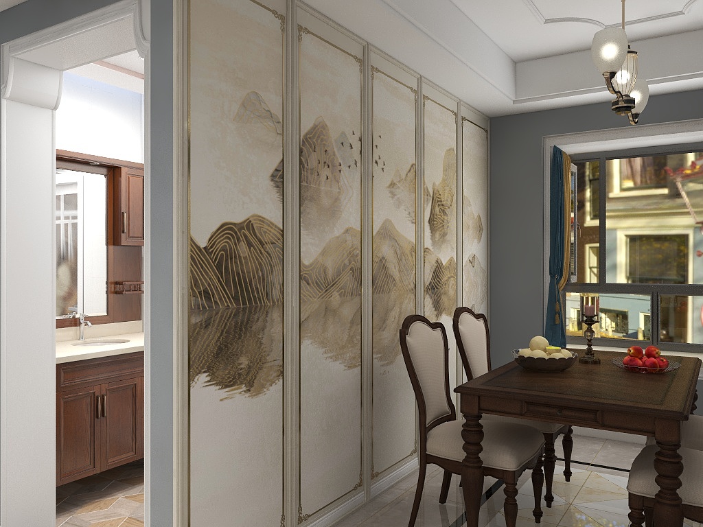 DesignerTian-美式新古典风格-装修设计方案