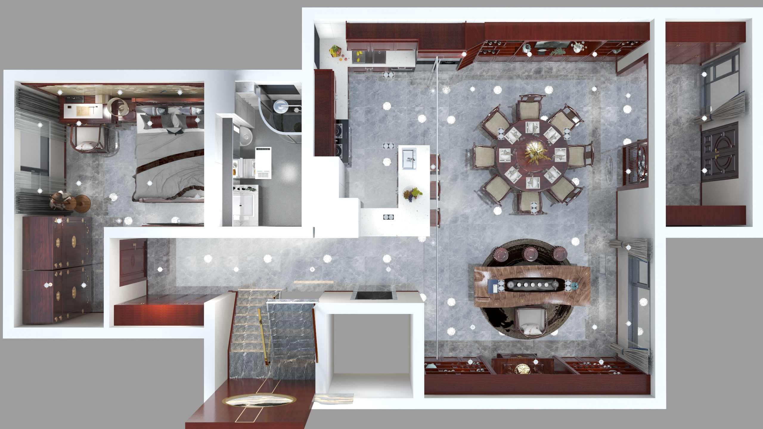 四月蚂蚁子弹飞-顺义别墅刘女士--装修设计方案