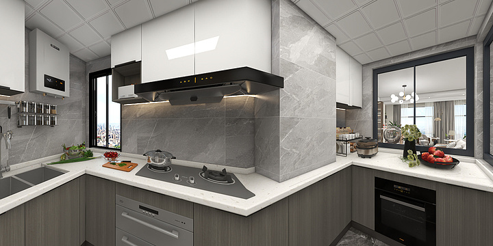 兰州品澜设计装饰工程有限公司-绿地五期95平米户型设计图-装修设计方案