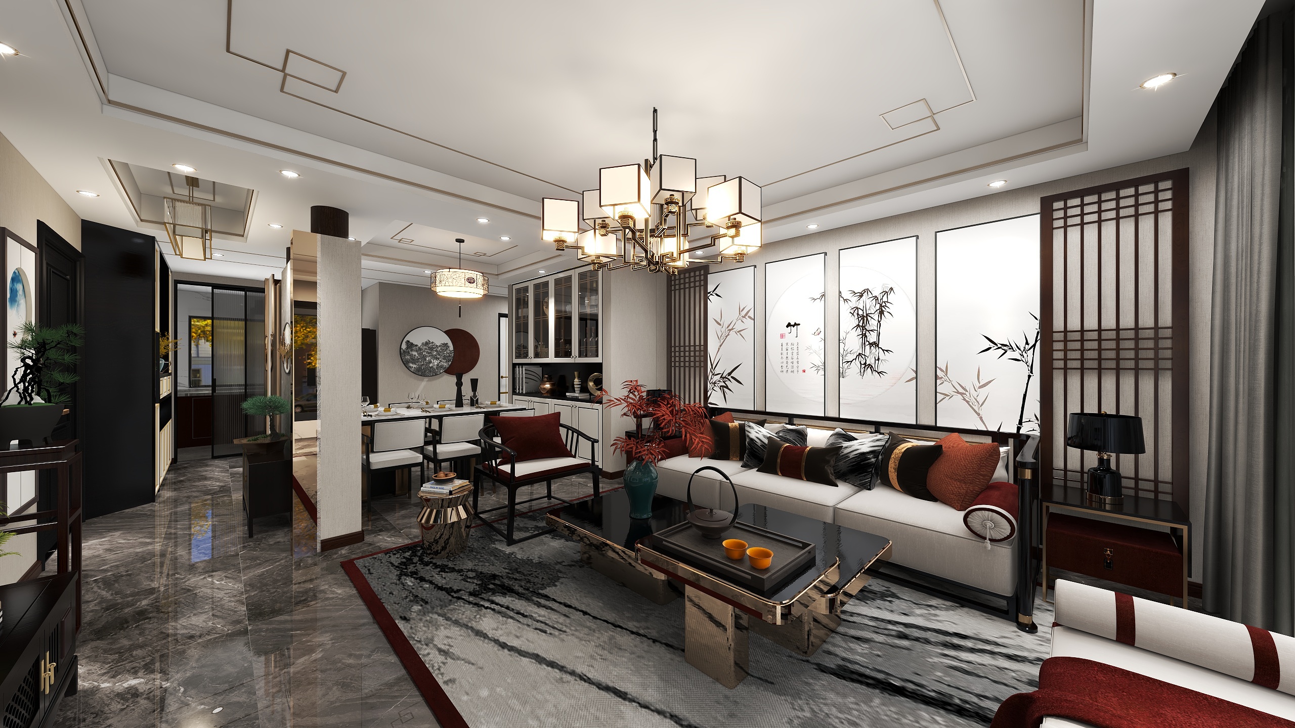 梁楠-紫金城153装修效果图