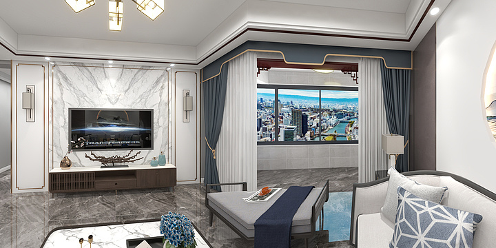 不是空谷-建邦公园装修效果图