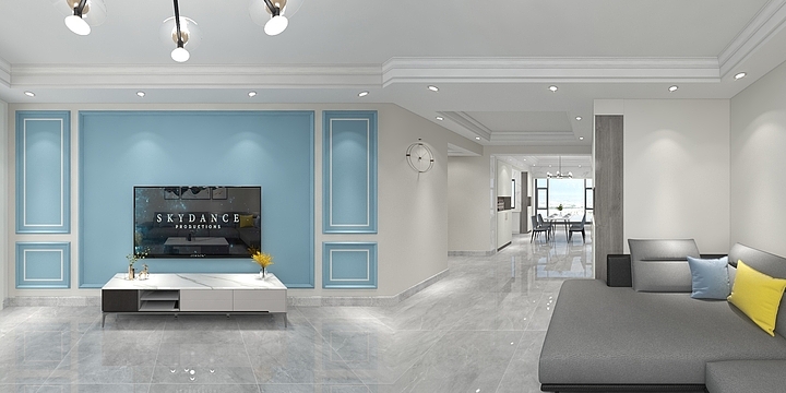 湖南芷江蔻帝-开元名都4-2-704现代-杨必生-装修设计方案