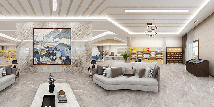 姜丽DESIGN-额敏政务大厅-装修设计方案