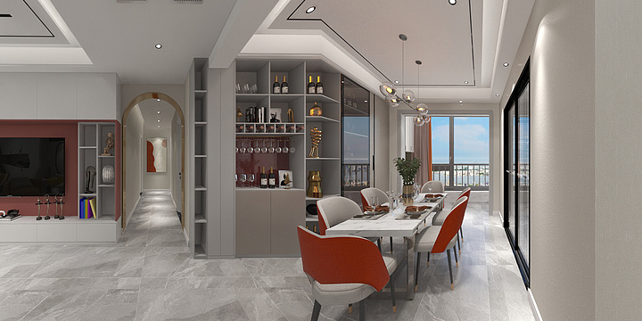 璟言空间设计-汉成时代8#刘先生雅居2-装修设计方案