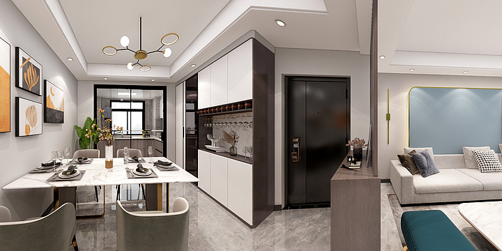 胡小辉-公园壹号-装修设计方案