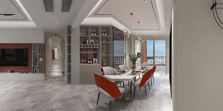 璟言空间设计-汉成时代8#刘先生雅居-装修设计方案