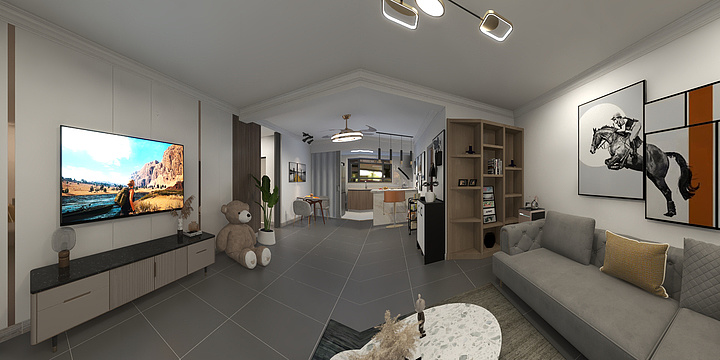 淄博装修设计毕胜-学府花园-装修设计方案