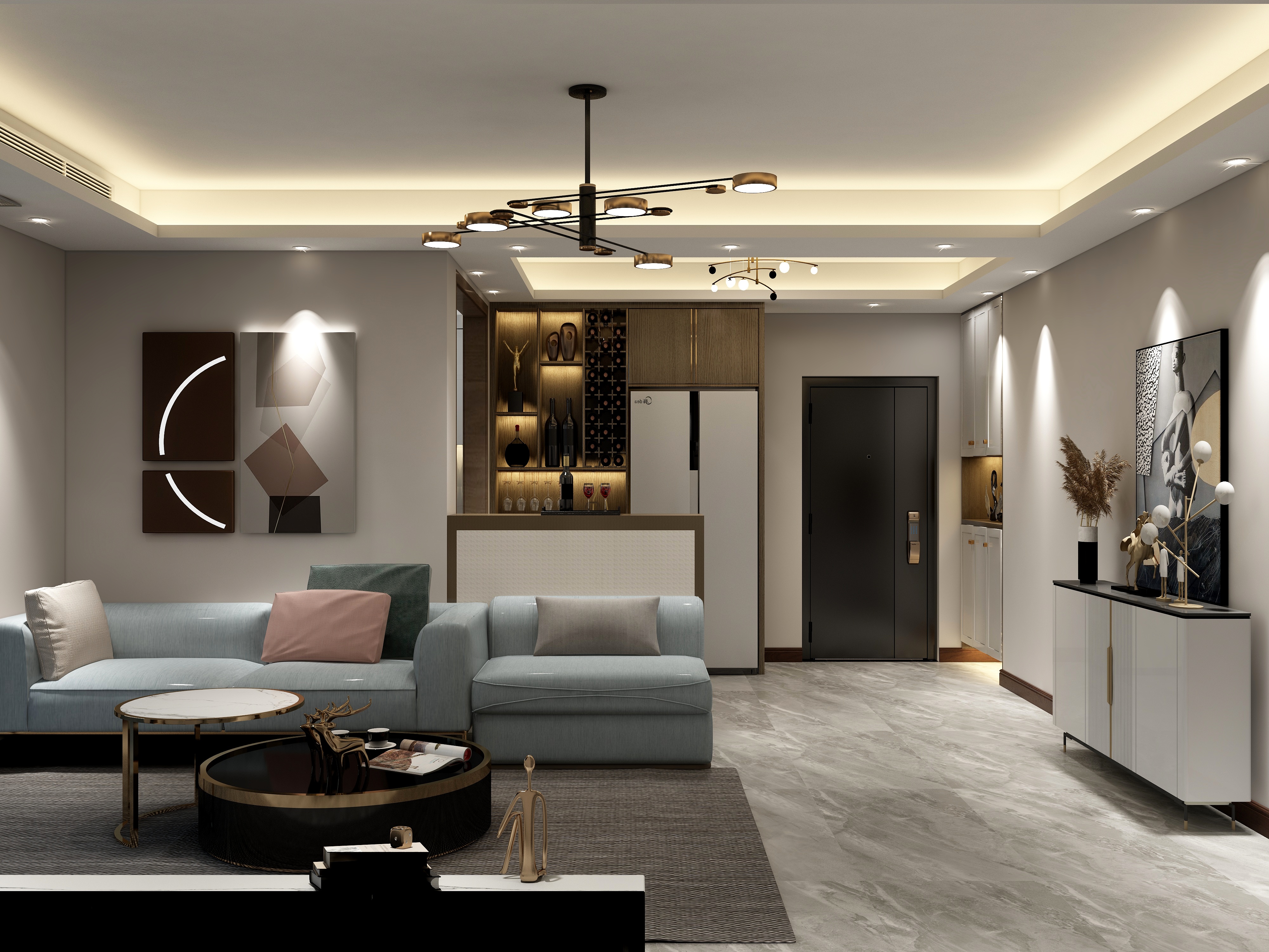 设计行远-阳光365建模-装修设计方案