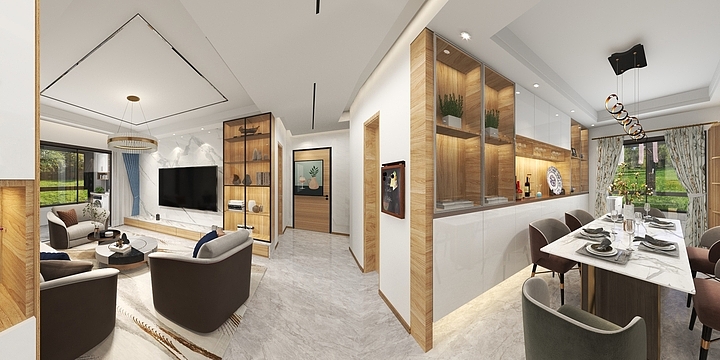 偷貓de鱼-杜宅-方案2-装修设计方案