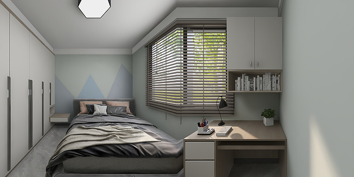 尚佰高定-整木定制-温院男孩房-副本-装修设计方案