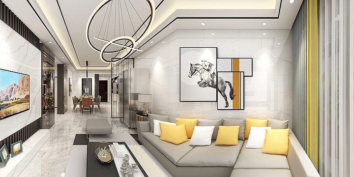 鼎盛空间丨陈工-新城市花园王总雅居-装修设计方案