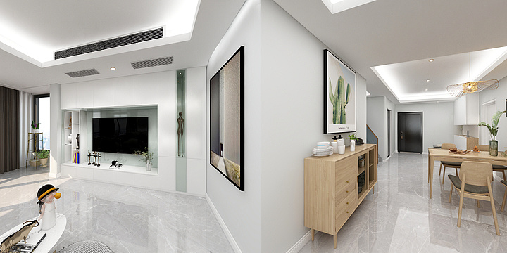 夏义志-白色陆女士-设计师：夏义志-装修设计方案