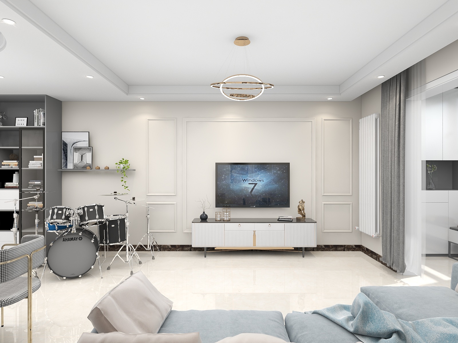 时光锦年-铁路小区现代-装修设计方案