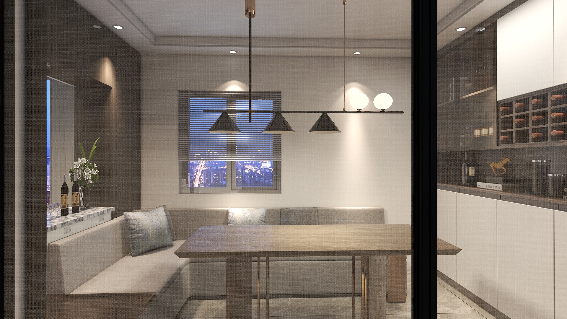 蒙娜丽莎瓷砖寻乌店-潘-瑞和园89.50㎡B户型3室2厅1卫-装修设计方案