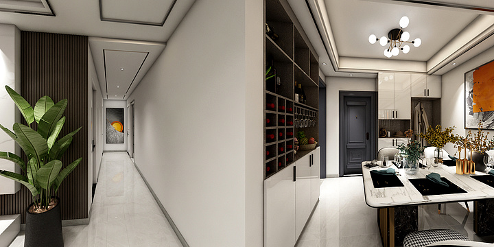 抚州铭润装饰-诺贝尔19栋2702室吴总雅居-装修设计方案