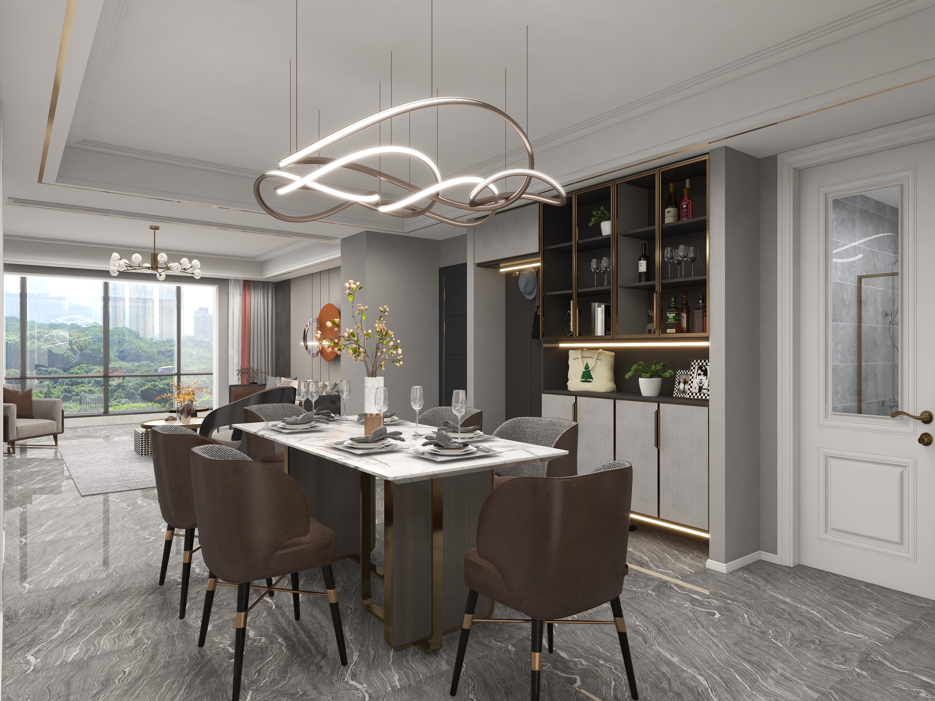 ZGYPSJS-家装全景效果图-装修设计方案