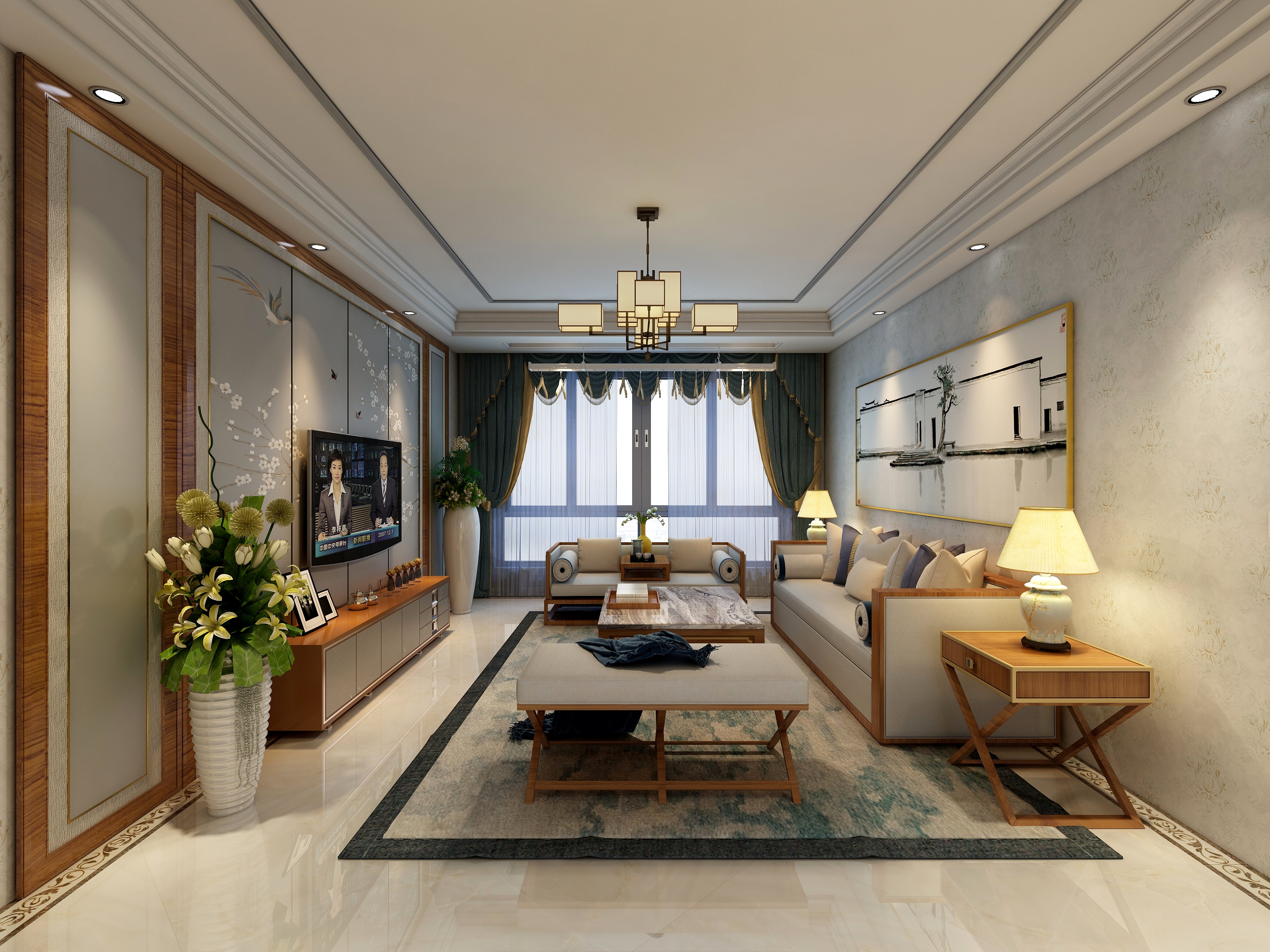 AA猫头鹰AA-兰雅亲河湾4室2厅2卫1厨装修效果图