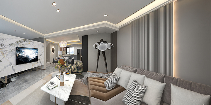 全案设计付朋东-招商曦城上叠-装修设计方案