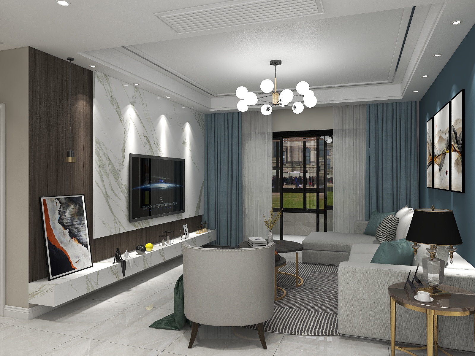 漂流瓶-滟澜公馆（郝总）修改版-装修设计方案