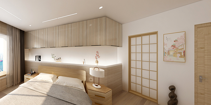 鸿晖阳-原木风-装修设计方案