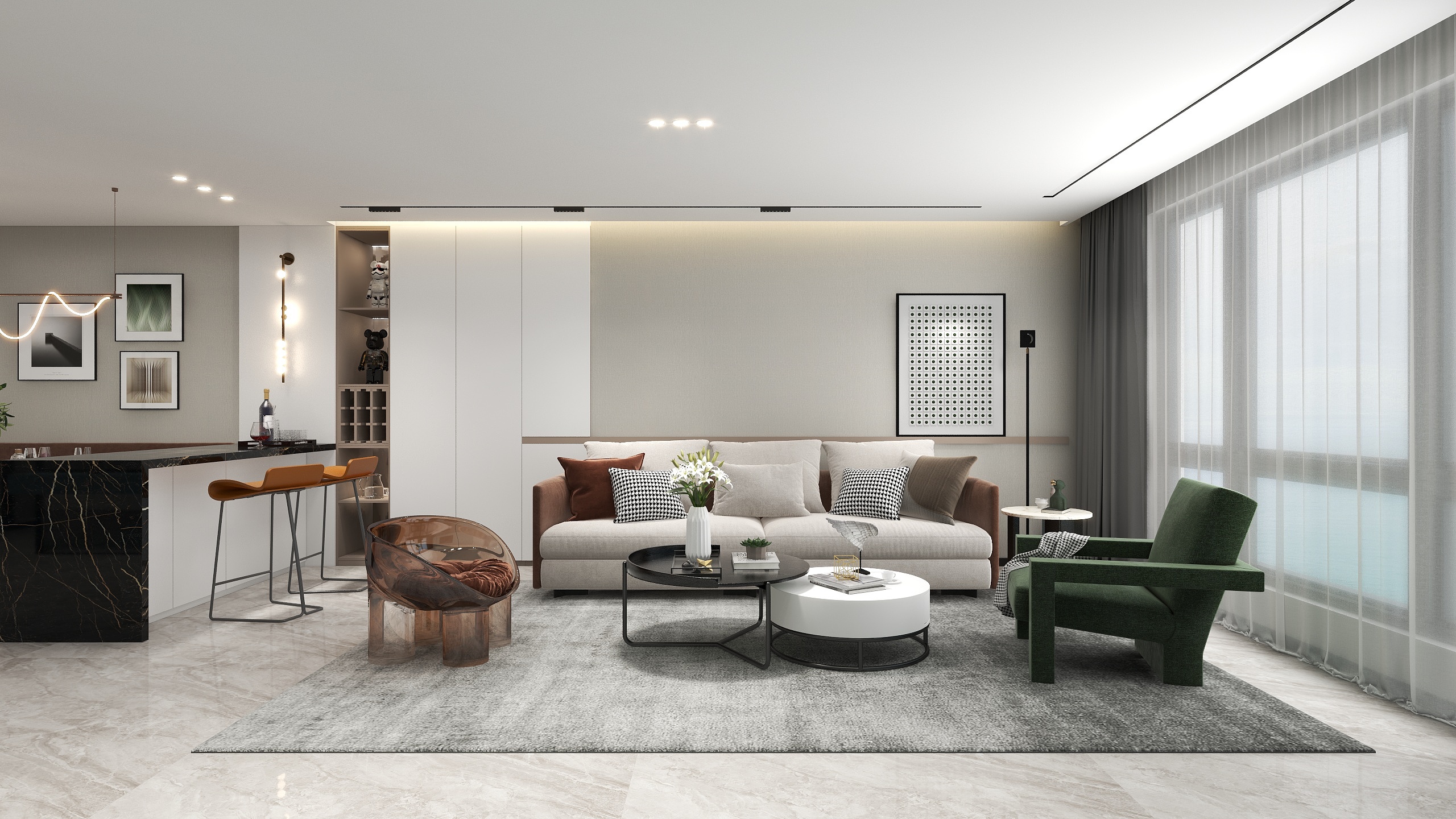 效果图案例方案-雍平坊设计方案-装修设计方案