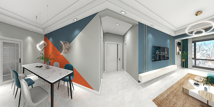 澜渊设计师-潼创·左岸春天9-10-5刘先生美居设计-装修设计方案