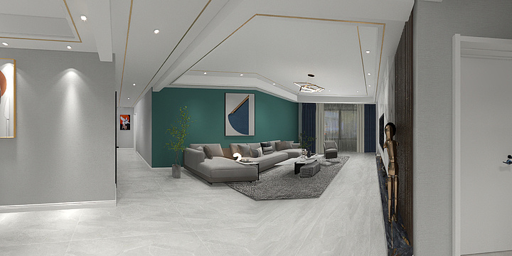 朝鲁装饰有限公司-春景花园-装修设计方案