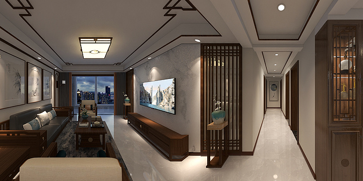 鼎创空间设计壹号-康城9-902-装修设计方案