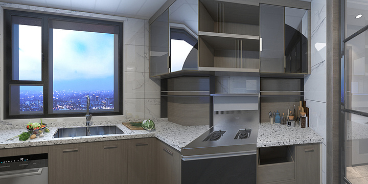 凡木空间丨装修设计工作室-帝景首付15栋405-装修设计方案