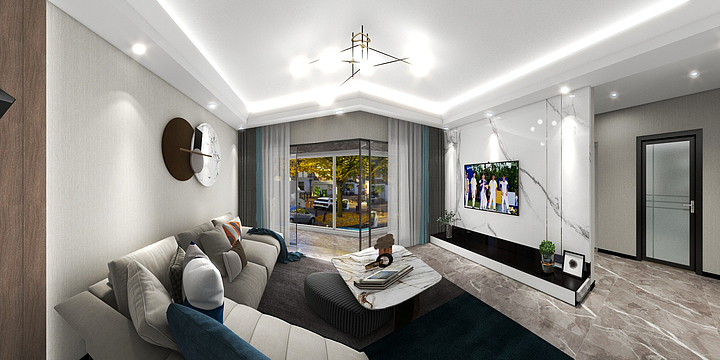 装修设计_L-海伦湾现代简约风-装修设计方案