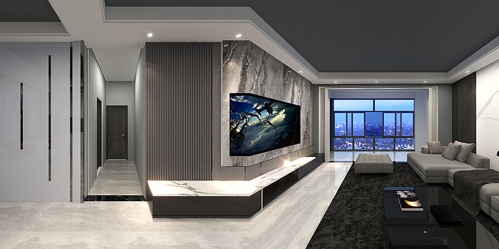 设计师小武哥-滨湖湾张先生雅居装修效果图-装修设计方案