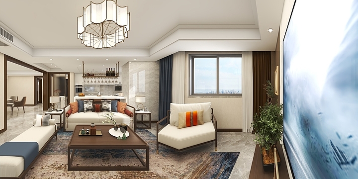 丿叶知秋-毛岸新苑-装修设计方案