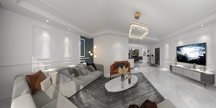 全案设计-海波-方兴府165效果图-装修设计方案