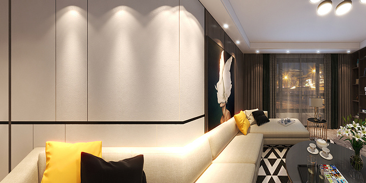 印象空间装饰公司-水岸尚品6#2单701-装修设计方案