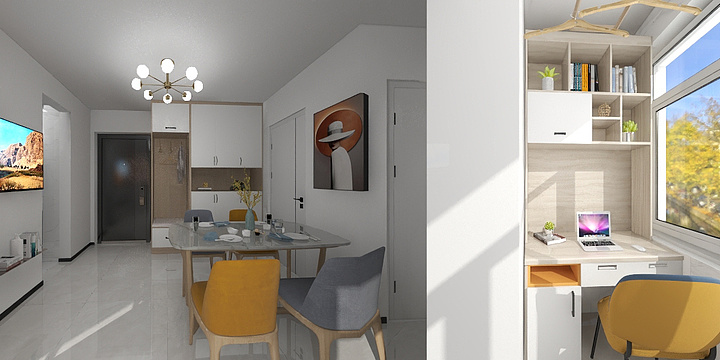 室内设计师刘靓-安德公寓民业楼1-1-装修设计方案