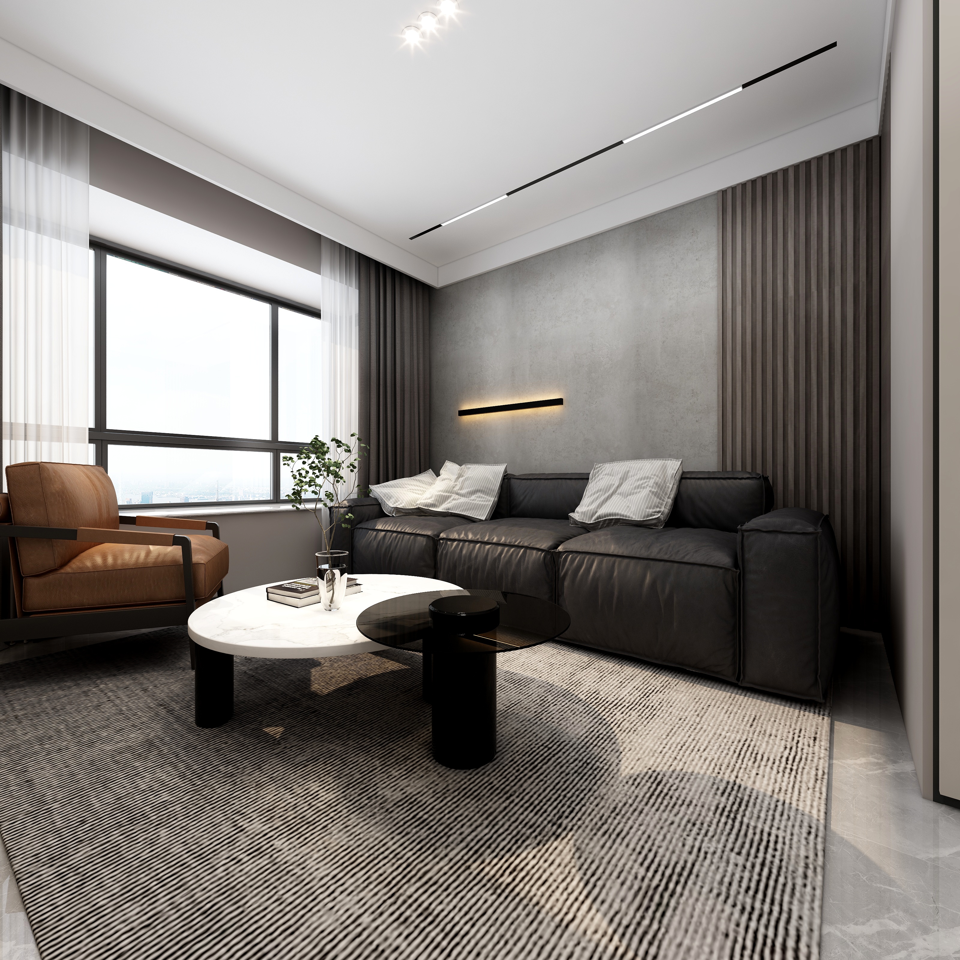 全景VIP设计-半生輕狂客-现代风格装修效果图