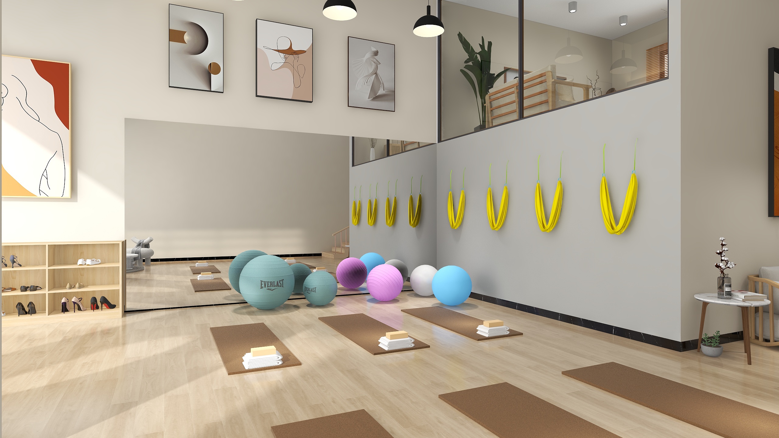 韦永光-瑜伽室装修效果图