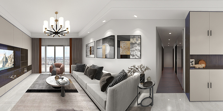 Tongii-华发新城梁先生雅居-装修设计方案