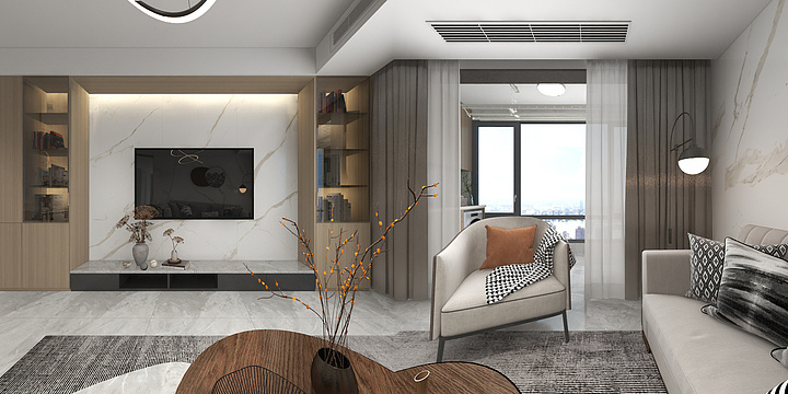 E_Ling_-振业天颂1栋2102单元-装修设计方案