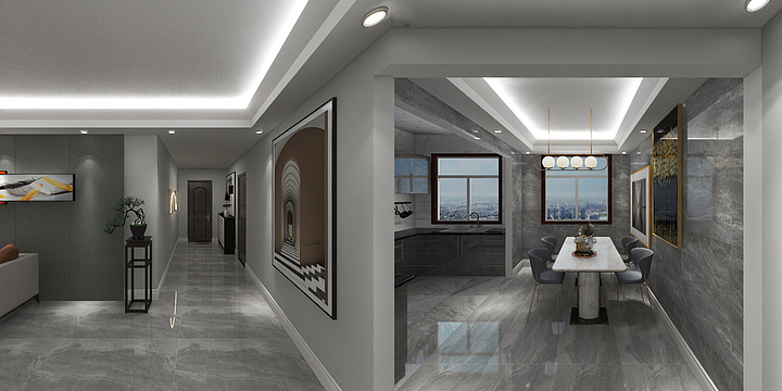 中凯大宅整装-登喜路包女士装修方案-装修设计方案