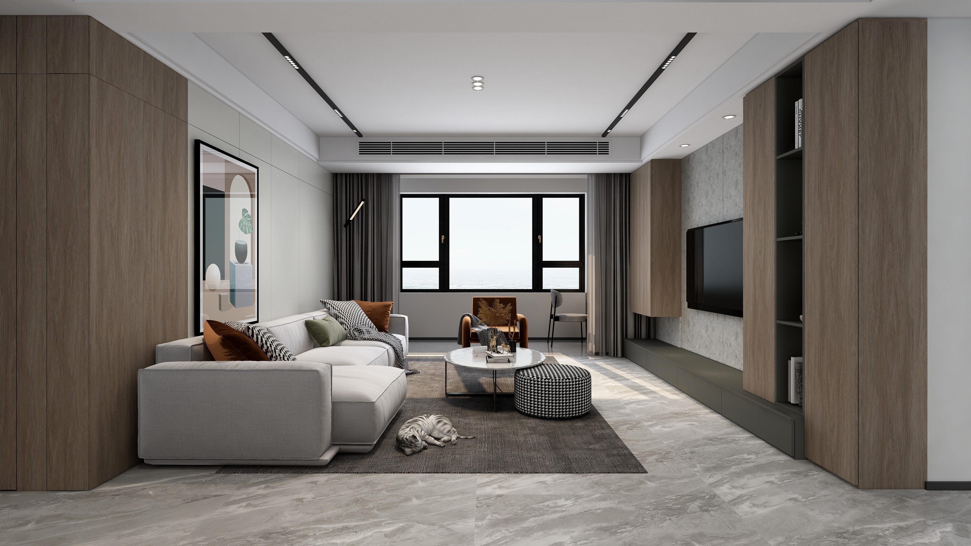 KF萍萍子-山东枣庄市峄州仙坛苑二期-装修设计方案