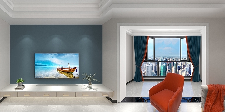 湖南芷江蔻帝-芷金城B16-3-808现代-张荔3-装修设计方案