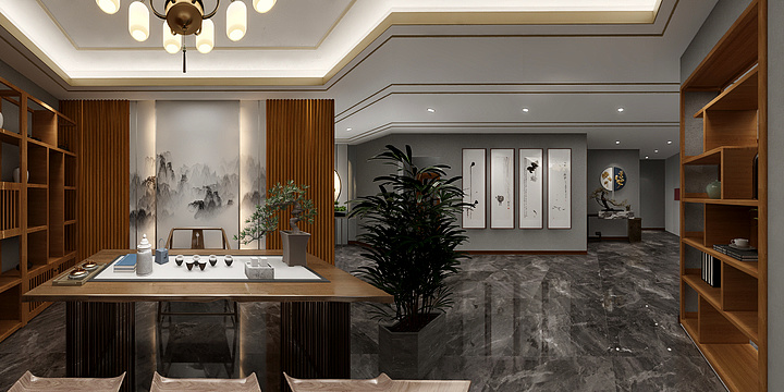 吾匠空间设计-茶楼-副本-装修设计方案