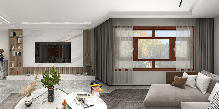 酷家乐526-金福第2期110㎡-装修设计方案