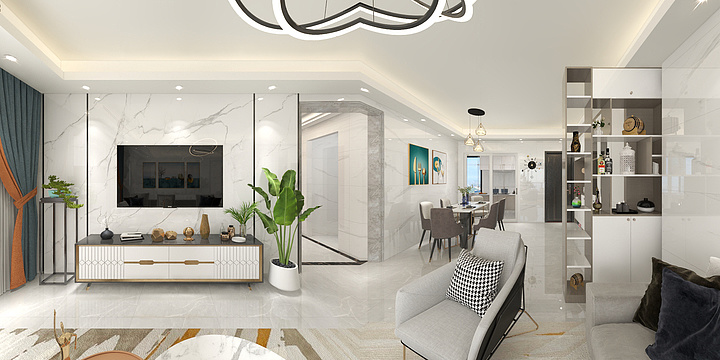 华轩装饰设计有限公司-枫桦花园-装修设计方案