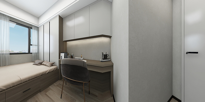 壹帆全屋定制-中梁48栋902-装修设计方案