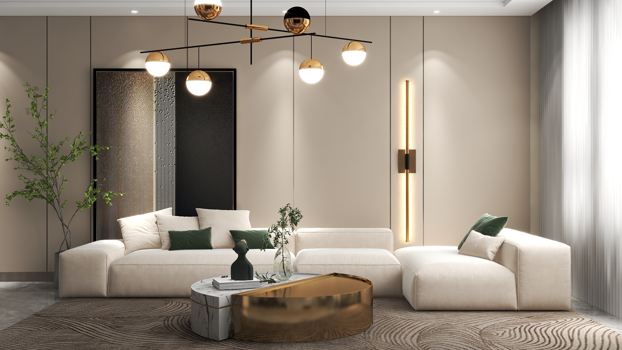 菲菲zXCD-134平现代设计-装修设计方案