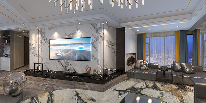 一米阳光装饰工程-中海悦府-装修设计方案